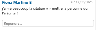 comment se passe une correction : exemple d'un commentaire