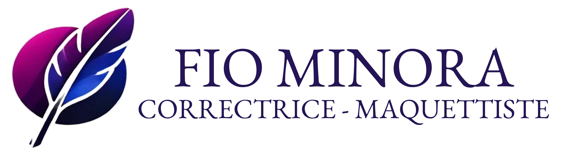 Logo de Fio Minora correctrice maquettiste